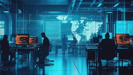 Poster - Global Network Security Team at Work