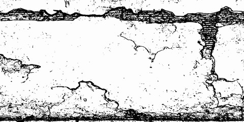 Aufkleber - cracked black lines and textured areas, creating an abstract, grunge-like background effect.