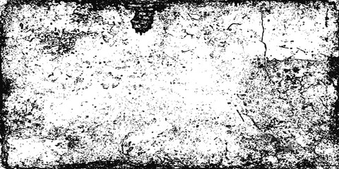 Aufkleber - white surface with a pattern of cracks and dark spots all over it, creating a distressed and aged texture and effect grunge white background.