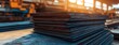 © SemangArt - Steel plates factory storage