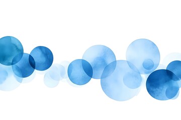 A blue and white background with many blue circles