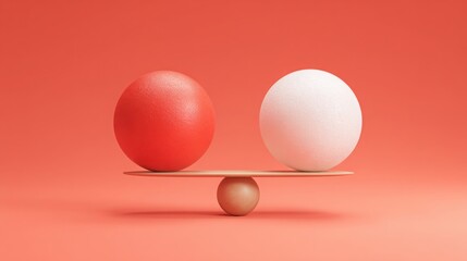 Poster - Two eggs on a scale representing a tech-scaled macro policy experiment hub for economic testing and comparison