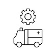 © Silvi - ambulance settings icon design