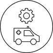 © Silvi - ambulance settings icon design