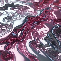 Wall Mural - the image is a digital rendering of an abstract, swirling pattern that transitions from pink to blue
