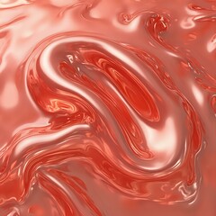 Wall Mural - the image shows an abstract pattern of swirling, pink-like hues that appear to blend and mix, creati