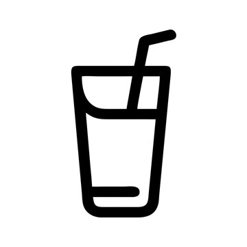 juice glass icons, vector .white background