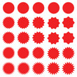 © RadiantForms - Starburst badge sticker icon , sale or price tag sticker, retro stars icon , sparkle stars icons.