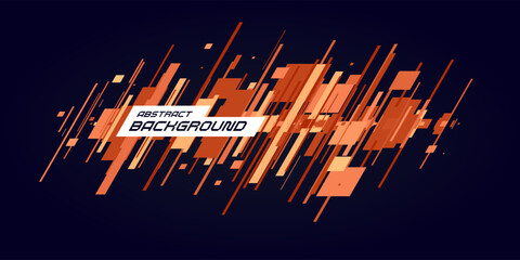 Fototapete - Abstract geometric background. Design poster with the flat figures. Vector illustration.