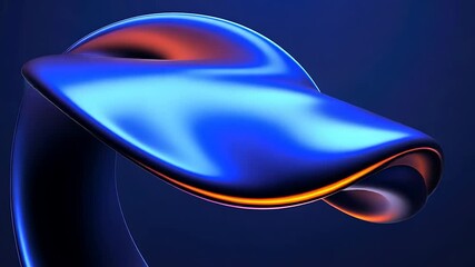 Poster - Abstract Fluid Forms in Vibrant Colors
