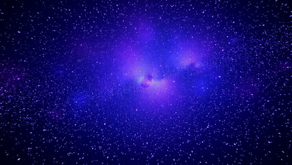 Wall Mural - Galactic Drift Glitter Nebula Dust background