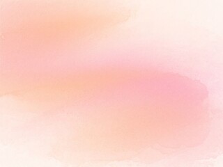 Poster - Soft watercolor gradient in coral peach and rose tones with a delicate and romantic feel
