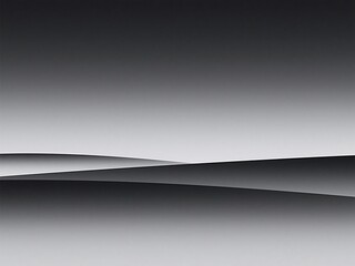 Poster - Abstract minimalist artwork of layered gradient shapes creating a visual landscape effect.