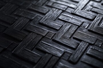 dark, intricate, wood-like pattern