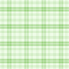 Canvas Print - Plaid with twill weave repeat pattern.Checkered tartan seamless pattern in green.Vector graphic illustration background design for fabric and prints.