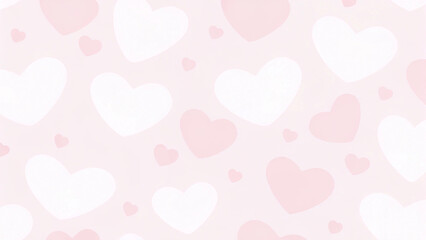 Leinwandbilder - pink hearts background