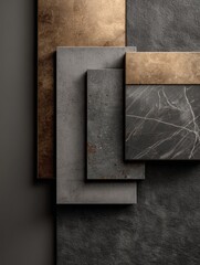 Poster - modern tile grout packaging displayed on a dark background showcasing clear center design for precis