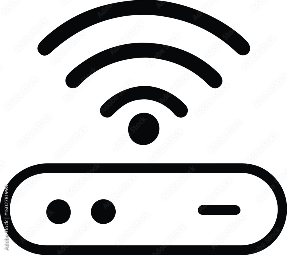 wi fi icon logo vector