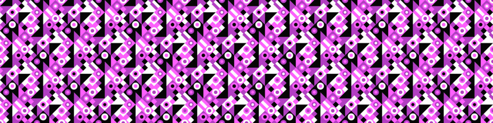 Poster - Abstract horizontal diagonal geometrical pattern background design