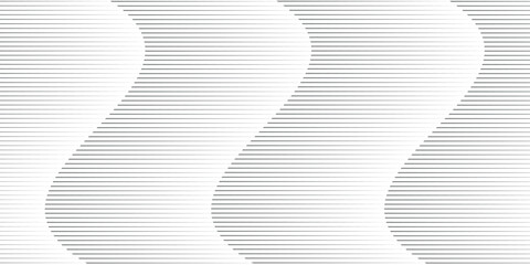 Poster - Abstract art geometric background with horizontal lines. Optical illusion with waves and transition.