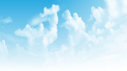 Wall Mural - abstract backdrop air nature view wallpaper landscape. beautiful blue sky image. vector art