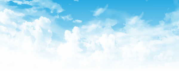 Wall Mural - abstract backdrop air nature view wallpaper landscape. beautiful blue sky image. vector art