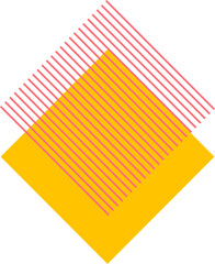 Poster - Memphis geometric shapes, ellements illustration vector