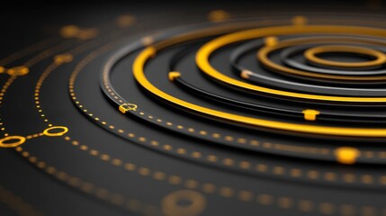 Poster - Commodity-backed currency monitor icon concept tracking current trends in asset-backed financial instruments