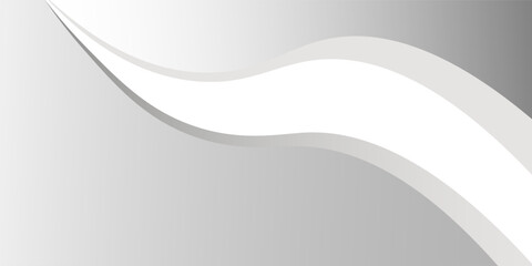 Abstract professional background design, off white gradient. Professional gradient banner vector background. White abstract background. Minimal white background with gradient curve vector wallpaper