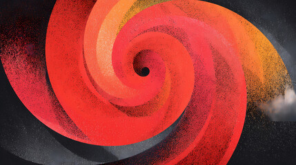 Wall Mural - 3d spiral spring hologram. geometric shape. abstract spiral. Illustration