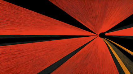 Wall Mural - abstract tunnel vision