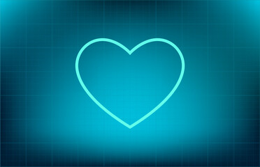 Poster - Vector icon on a blue background with a gradient	