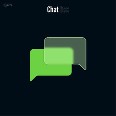 Chat Box Glassmorphism
