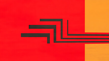Wall Mural - striking abstract design