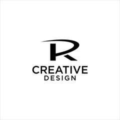 Aufkleber - Modern RP PR monogram logo with luxury minimalist design featuring abstract alphabet symbol, elegant vector icon, flat typography concept for business brand, fashion, tech, or consulting identity