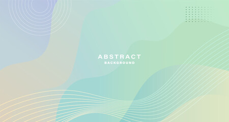 Poster - Pastel abstract background with flowing lines and soft gradient tones