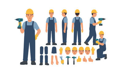 Poster - Teamwork icon set in line style. working together. Business team icon. Containing collaboration, agreement, cooperation, peoples, achievement, partnership, unity, handshake, help, manages