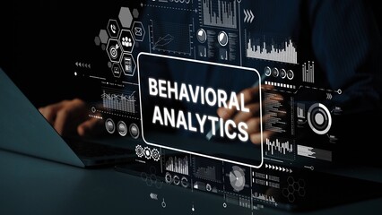 Poster - insights into behavioral analytics with data visualization and technology integration in modern busi