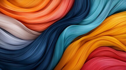 Aufkleber - Abstract Colorful Swirling Fabric Texture