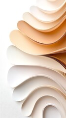 Aufkleber - Abstract Cream and Beige Paper Texture Background