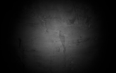 Poster - Old wall texture smeared engine oil cement dark black gray  background abstract grey color design are light with white gradient background.