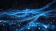 © Pat J. - 3D digital mesh grid tunnel in space