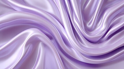 Poster - Lilac Silk Swirl Abstract Fabric Texture.