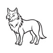 © Mehedi - gray wolf vector art illustration