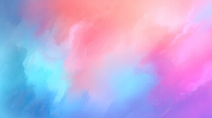 Poster - Dreamy Hues Abstract Pastel Watercolor Blend Soft Sky Background.