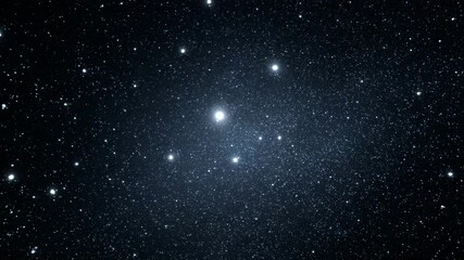 Starry night sky filled with distant stars and cosmic dust  