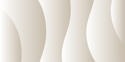 Poster - soft beige and white abstract background featuring smooth, flowing curved shapes. The design is clean, minimal, and elegant, modern aesthetic.
