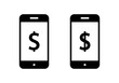 © Ka Han - Dollar, USD currency on mobile phone icon. Money on smartphone screen sign symbol