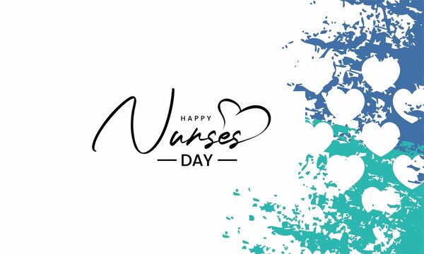 happy nurses day  , vektor background banner . 