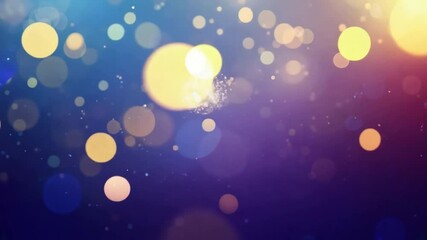Poster - Colorful Bokeh Lights Dreamy Background of Sparkling Magic and Festive Atmosphere with Vibrant Glow and Wonder